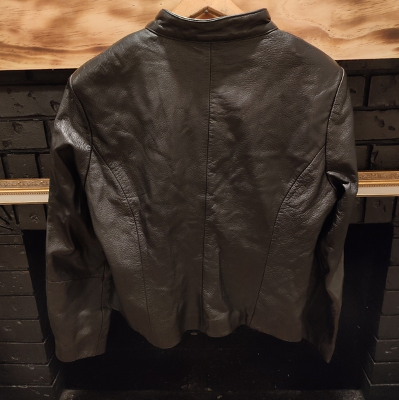 Wilson leather biker jacket - Large - Picture 3 of 5